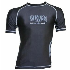 Katsudo rash guard gray, mânecă scurtă imagine