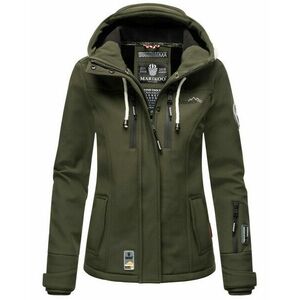 Marikoo KLEINE ZICKE jachetă de tranziție pentru femei cu glugă, verde imagine