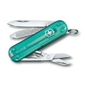 Cuțit de buzunar Victorinox Classic SD Transparent, albastru imagine