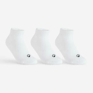 Set Şosete Mid Tenis RS100 x 3 Alb Copii imagine