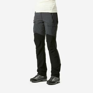 Pantalon Rezistent Trekking la munte MT500 Gri Damă imagine