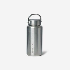 Bidon din inox Bushcraft capac cu filet 1L Gri imagine