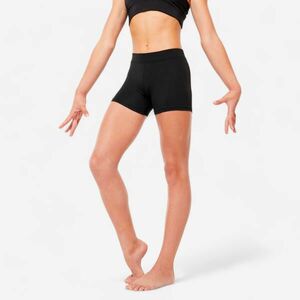 Pantalon scurt 100 Gimnastică Negru Fete imagine