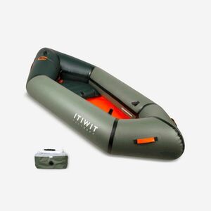 Caiac gonflabil Packraft 100 râu TPU PR100 1 loc imagine