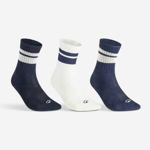 Set 3 perechi șosete de sport lungi RS 500 Bej Albastru imagine