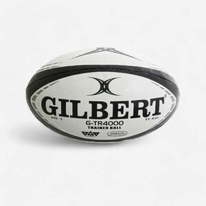 Minge de rugby mărimea 5 - gilbert gtr4000 Alb-Negru imagine