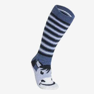 Șosete călduroase echitație Mărimea 32-37 SWEET & WARM Albastru imagine