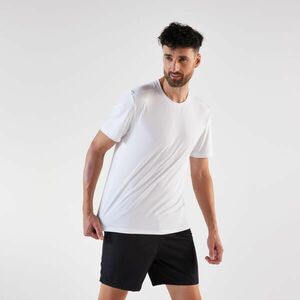 Tricou de alergare Kiprun Run 100 Alb Bărbaţi imagine
