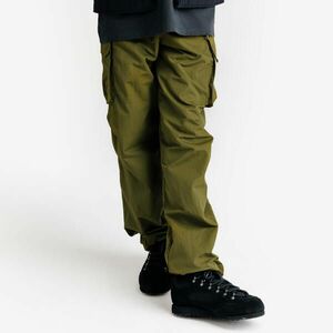 Pantalon cargo, larg pentru sport Verde imagine