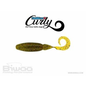 Shad Biwaa TailGunr Curly Watermelon Red 6.3cm, 8buc/plic imagine