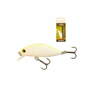 Vobler Wizard Ghost Minnow Slow Sinking White-Yellow, 5cm, 4g imagine