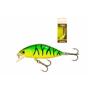 Vobler Wizard Ghost Minnow Slow Sinking Chartreuse Tiger, 5cm, 4g imagine