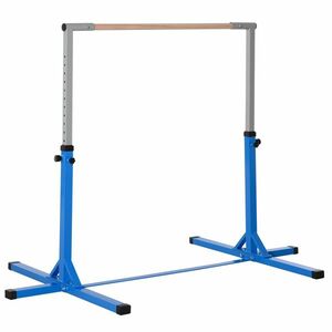 HOMCOM Bară pentru Gimnastică Artistică sau Dans Clasic Reglabilă în Înălțime 92-150 cm, Albastru | Aosom Romania imagine