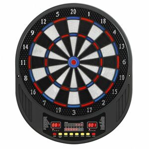 SPORTNOW Dartboard electronic pentru 1-8 jucători, afișaj LCD, 6 seturi de săgeți, multicolor | Aosom Romania imagine