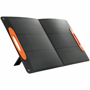 HOMCOM Încărcător Solar 100W, Pliabil, cu Port USB-A și USB-C pentru Încărcare Rapidă de Smartphone-uri și Tablete, Impermeabil IP67, Negru | Aosom Romania imagine