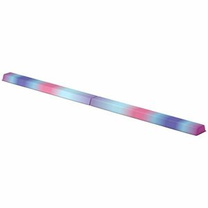 SPORTNOW Bârnă de gimnastică pliabilă bază antiderapantă, mâner de transport, 236 x 10/15 x 6, 5 cm multicoloră | Aosom Romania imagine