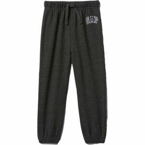 GAP V-FRCH LOGO Pantaloni sport băieți, gri închis, mărime 2Y imagine