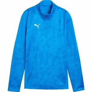 Puma TEAMCUP TRAINING 1/4 ZIP TOP W Hanorac sport damă, albastru, mărime imagine