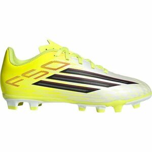 adidas F50 CLUB FG/MG J Ghete de fotbal copii, alb, mărime imagine