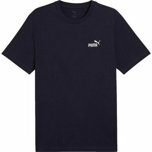 Puma ESSENTIALS SMALL NO. 1 LOGO TEE Tricou de bărbați, albastru închis, mărime imagine