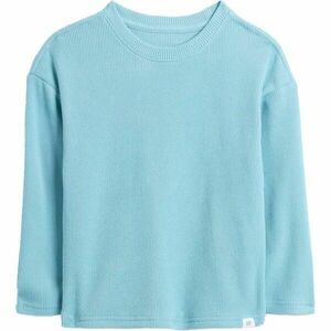 GAP V-LS COZY WAFFLE CREW Tricou pentru copii, albastru deschis, mărime 4Y imagine