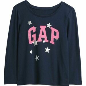 GAP V-FRCH LS BF LOGO TEE Tricou pentru copii, albastru închis, mărime 3Y imagine