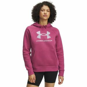 Under Armour RIVAL FLEECE SHIMMER Hanorac de damă, roșu, mărime M imagine