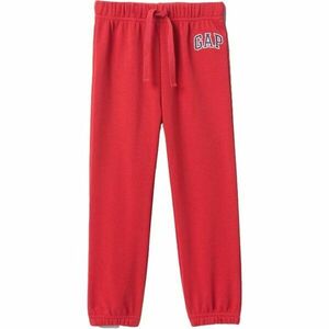 GAP V-FRCH LOGO Pantaloni de trening pentru băieți, roșu, mărime 5Y imagine