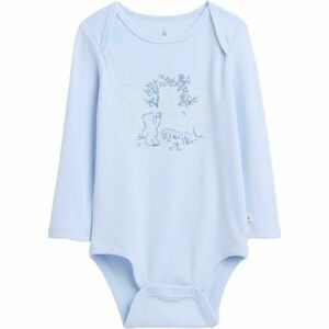 GAP V-LS LOGO BODYSUIT Body pentru copii, albastru deschis, mărime imagine