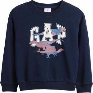 GAP V-FRCH OVERSIZED LOGO CREW Hanorac de copii, albastru închis, mărime 3Y imagine