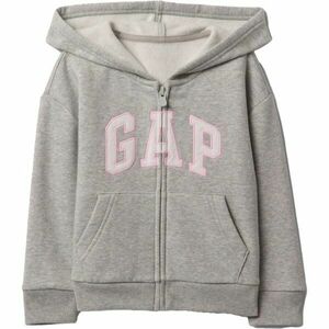 GAP V- FRCH LOGO Hanorac pentru fete cu logo, gri, mărime 4Y imagine