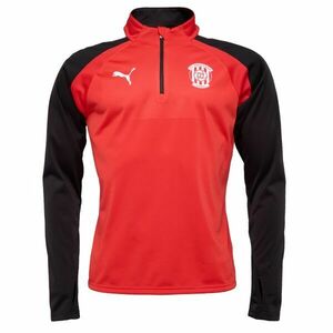 Puma TEAMLIGA 1/4 ZIP TOP Hanorac fotbal bărbați, roșu, mărime imagine