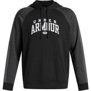 Under Armour RIVAL FLEECE COLORBLOCK Hanorac pentru bărbați, negru, mărime L imagine