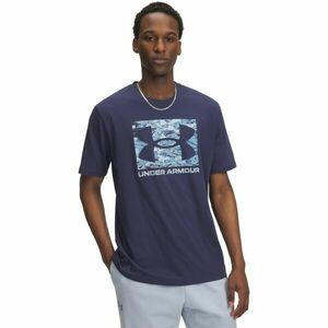 Under Armour ABC CAMO BOXED LOGO SS Tricou de bărbați, albastru închis, mărime S imagine