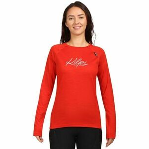 KILPI MAVORA TOP Tricou termic din lână merino pentru femei, roșu, mărime imagine