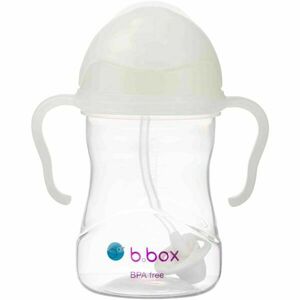 B.BOX GLOW IN THE DARK 240 ML Cană cu pai pentru copii, transparent, mărime 240 ML imagine