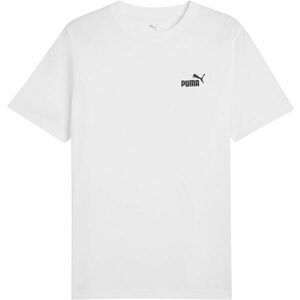Puma ESSENTIALS SMALL NO. 1 LOGO TEE Tricou de bărbați, alb, mărime imagine