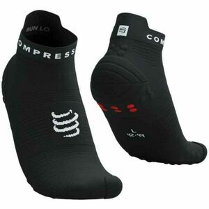 Compressport PRO RACING SOCKS V4.0 RUN LOW Șosete de alergare, negru, mărime imagine