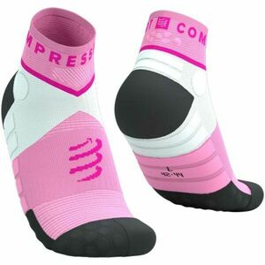 Compressport ULTRA TRAIL SOCKS Șosete alergare, roz, mărime imagine