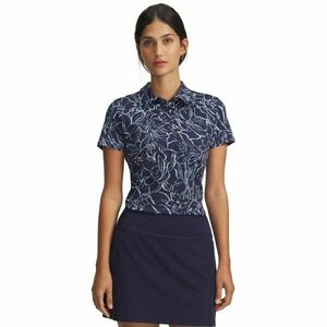 Under Armour PLAYOFF 3.0 PRINTED Tricou polo damă, albastru închis, mărime S imagine