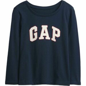GAP V-FRCH LS LOGO TEE Tricou pentru copii, albastru închis, mărime 5Y imagine