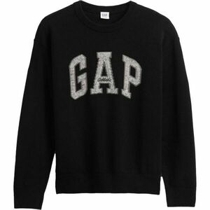 GAP V-JPN GAP ATHLETIC LOGO INTARSIA CREW Pulover băieți, negru, mărime imagine