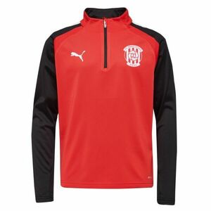 Puma TEAMLIGA 1/4 ZIP TOP JR Hanorac de fotbal copii, roșu, mărime imagine