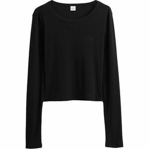 GAP V-JPN LS RIB TEE Tricou crop de damă, negru, mărime imagine