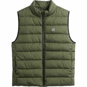 GAP V-FRCH LOGO LTWT PUFFER Vestă pentru bărbați, kaki, mărime imagine
