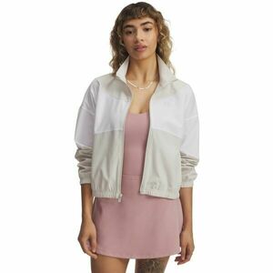 Under Armour RIVAL WOVEN JACKET Geacă femei, alb, mărime L imagine