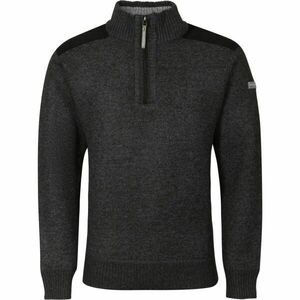PROGRESS LOFOTEN Pulover cu fermoar scurt bărbați, negru, mărime imagine