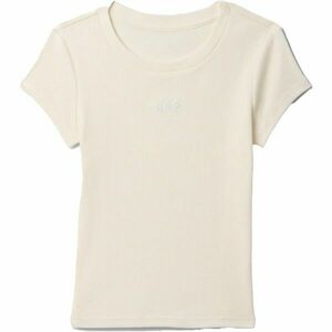GAP FRENCH RIBBED LOGO Tricou fetițe, bej, mărime imagine