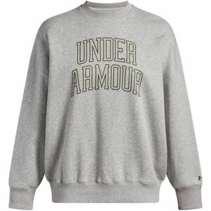 Under Armour RIVAL FLEECE VARSITY Hanorac pentru femei, gri, mărime S imagine