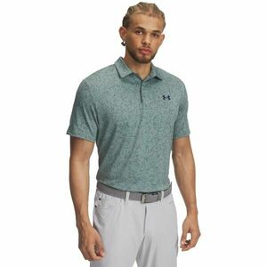 Under Armour PLAYOFF 3.0 Tricou de golf pentru bărbați, verde deschis, mărime M imagine